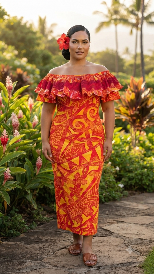 Midi Ruffle Dress