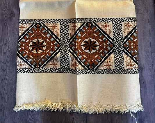 Replica Ta'ovala with Island Print